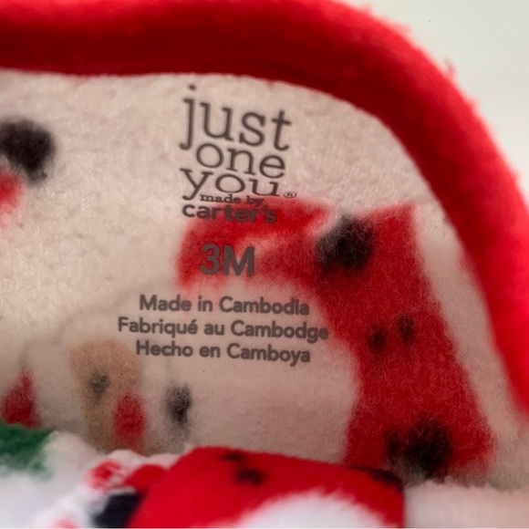 Carter's Red and Green Santa Footie - Picture 2 of 5
